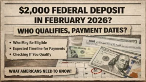 $2,000 Federal Deposit in February 2026